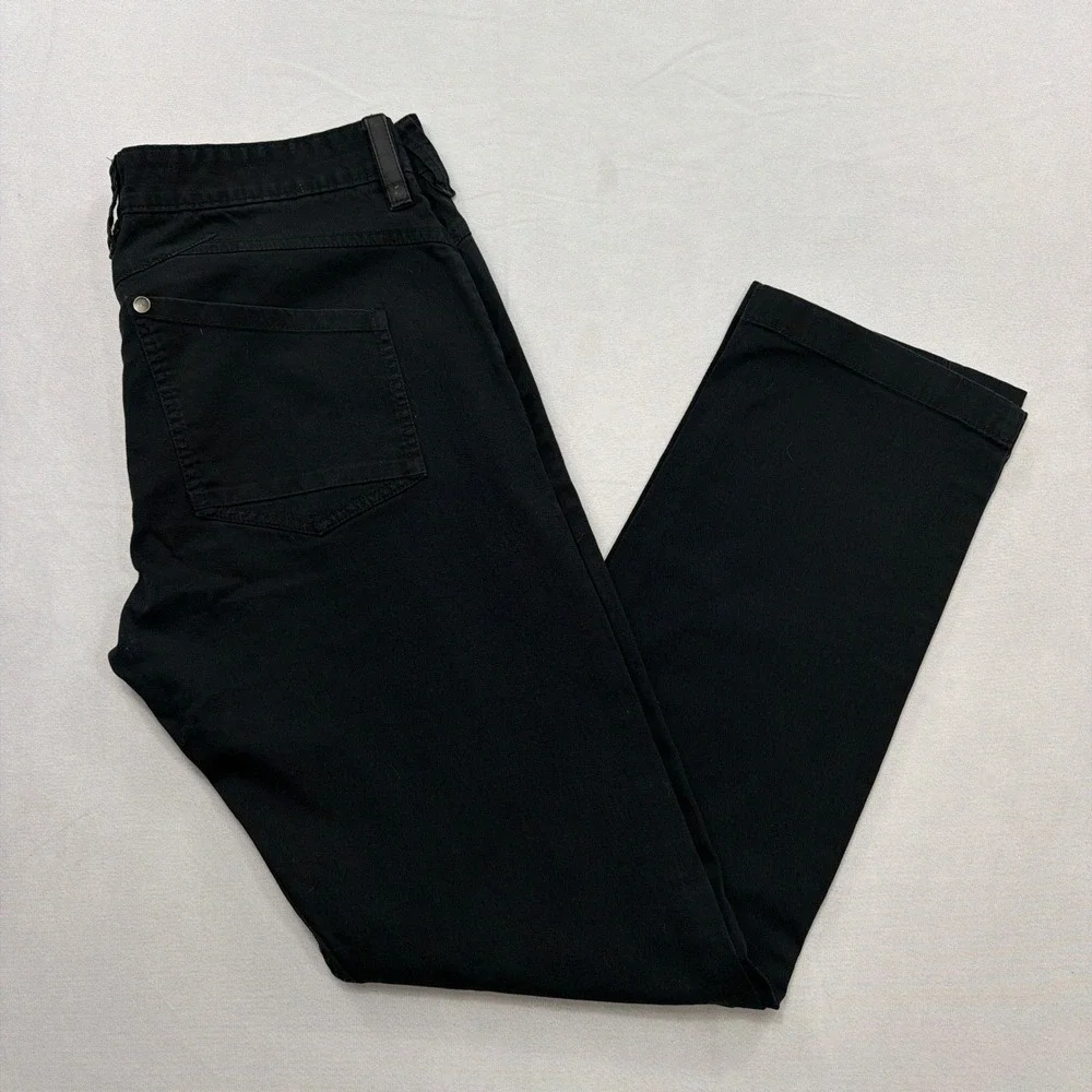 Oakley Pants Slim Fit Chino 5-Pocket Stretch Cotton Black Mens 34W 32L